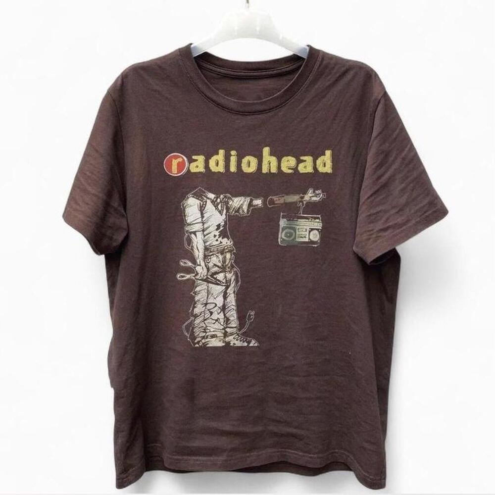 Brown Radiohead T-Shirt